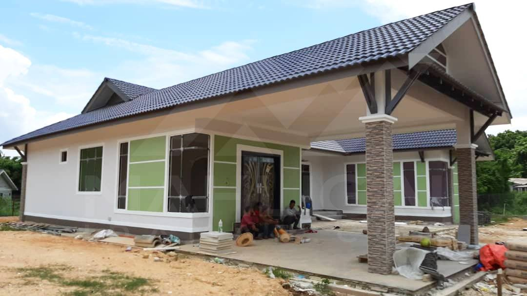 Progress Kesiapan Cat Warna Rumah Mahligai Idaman Development Sdn Bhd
