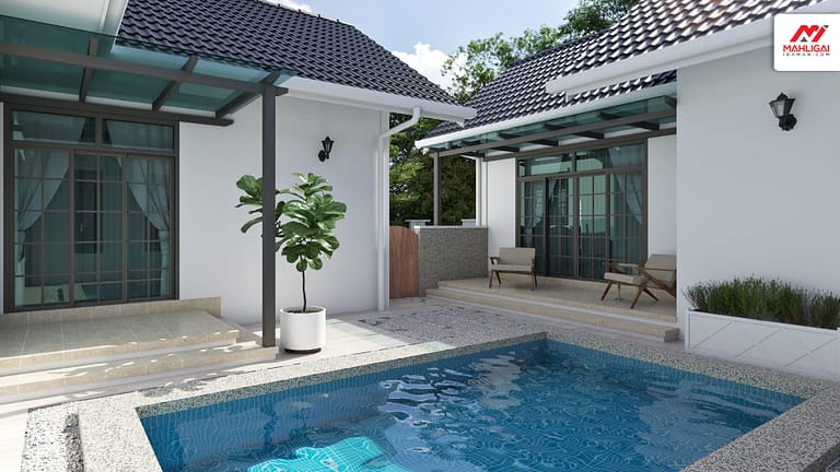 Bina Rumah Design Ada Kolam Renang